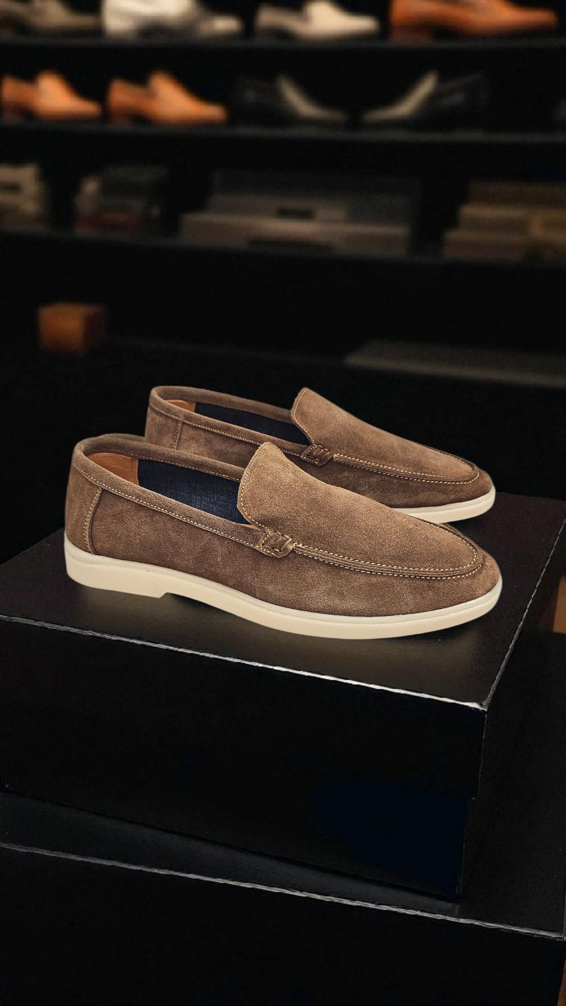 L.P. Suede leather Tan