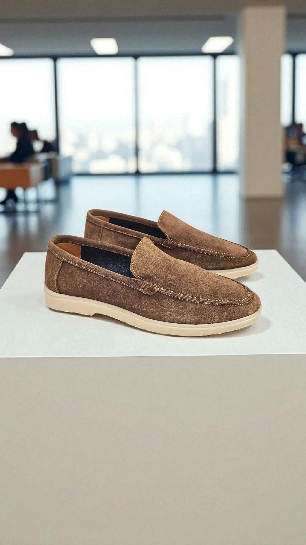L.P. Suede leather Tan
