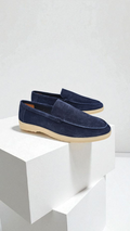 L.P. Suede leather Blue