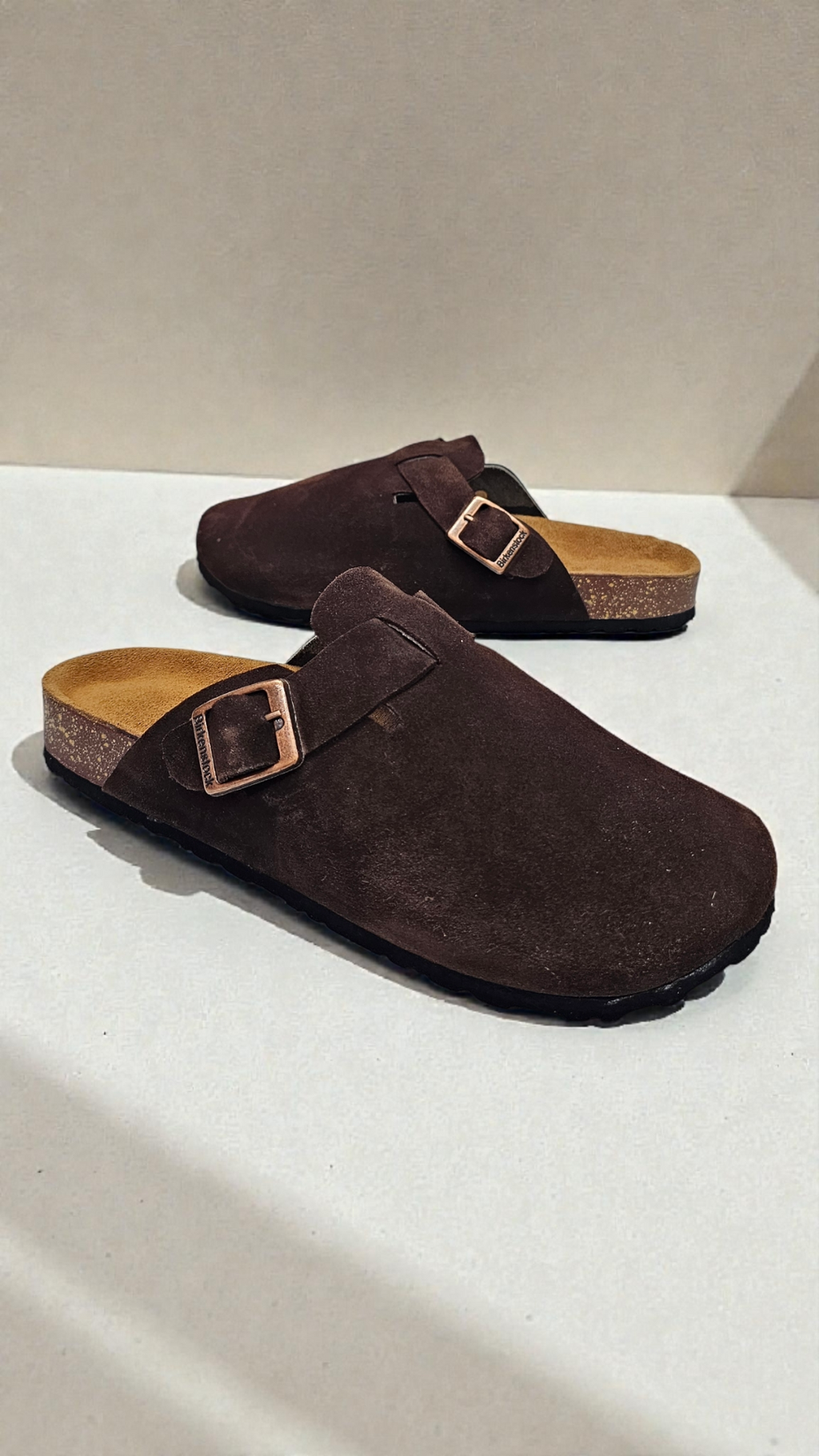 Suede mules Birken