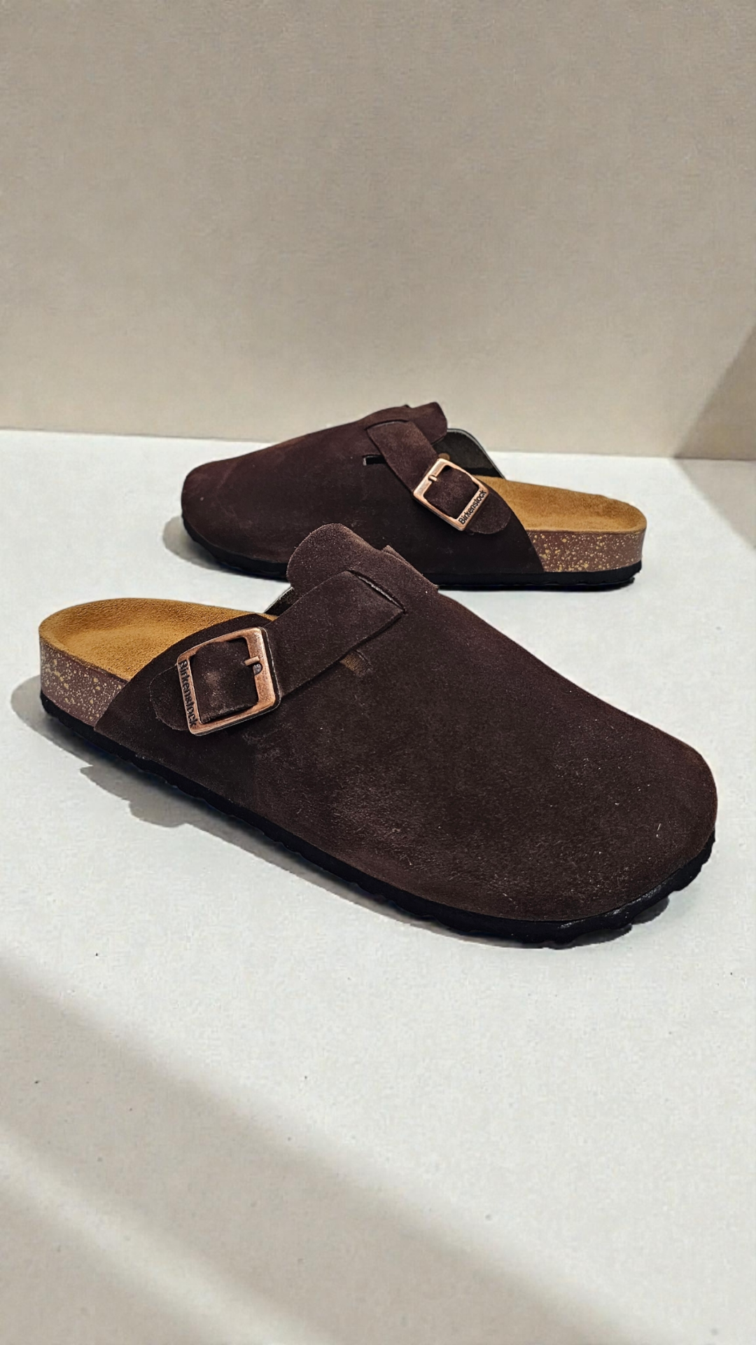 Suede mules Birken