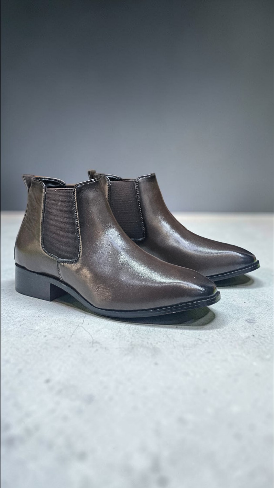Italian chelsea Brown (wood sole)