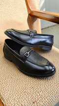 Upper check Big size Black