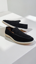 L.P. Suede leather Black