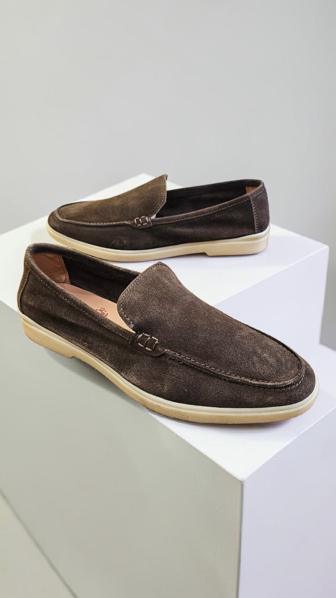 L.P. Suede leather Brown