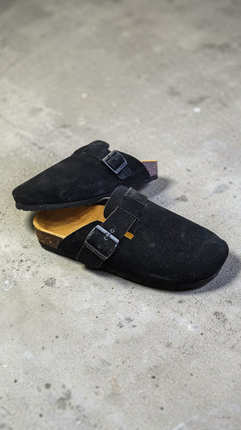 Suede mules Birken
