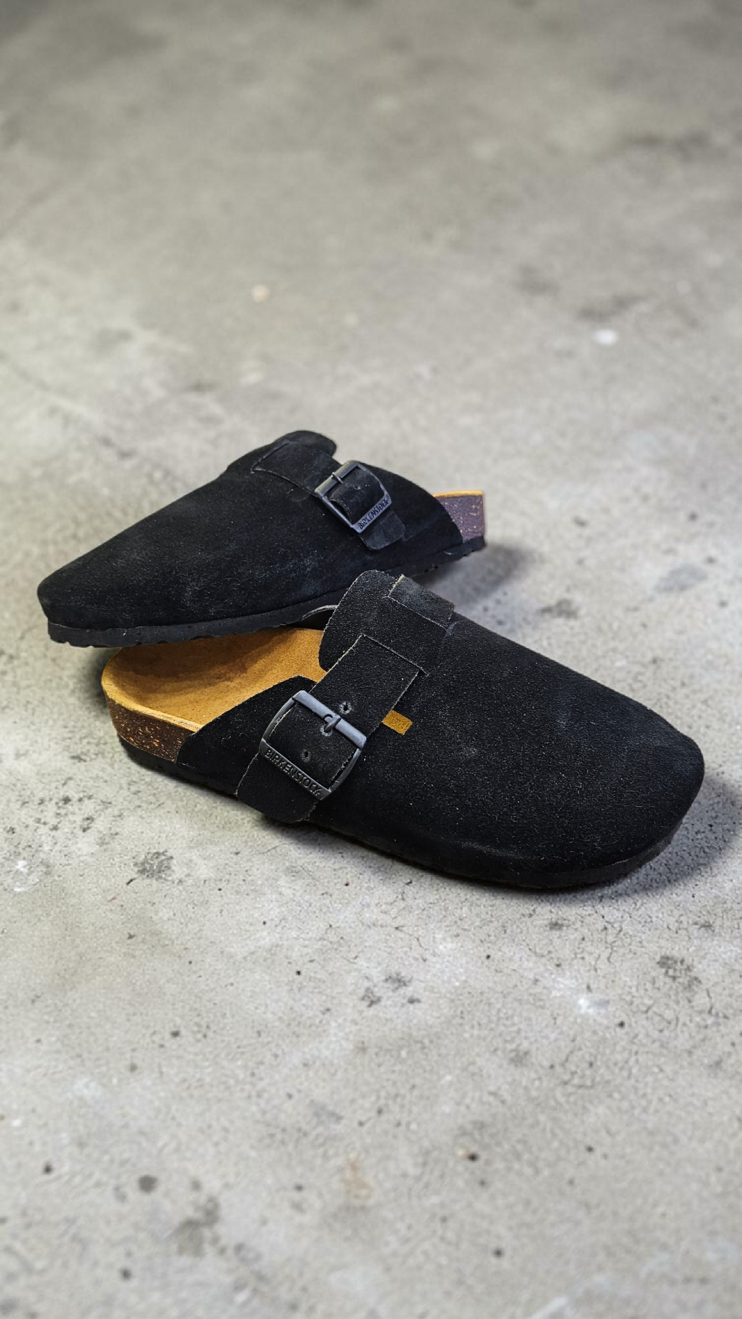 Suede mules Birken