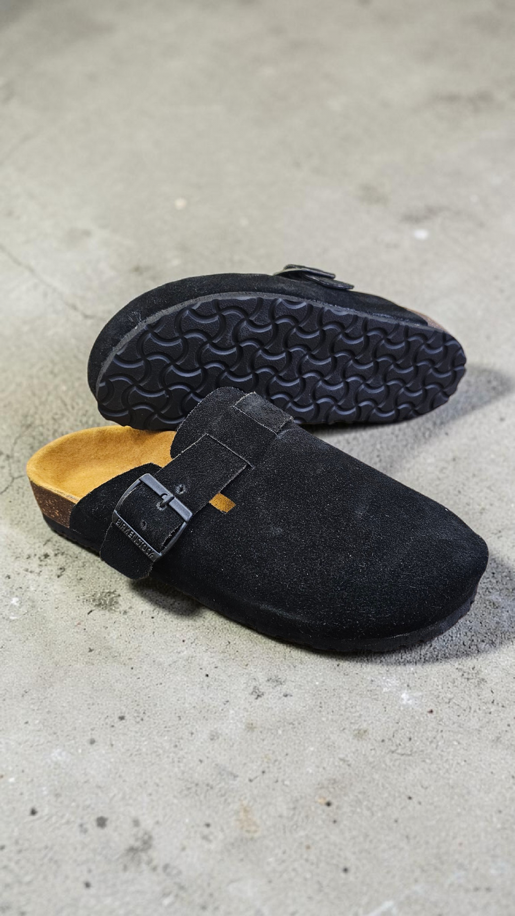 Suede mules Birken