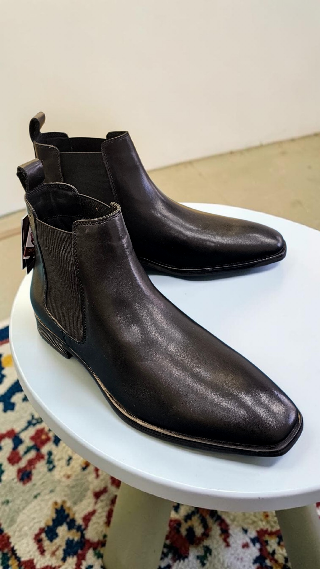 Italian chelsea Genuine leather (Black)