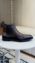 Italian chelsea Genuine leather (Black)