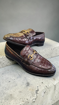 Elwis check buckle (Genuine leather)