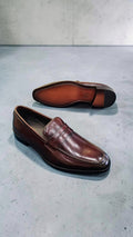 Italian penny shoes (wood sole)