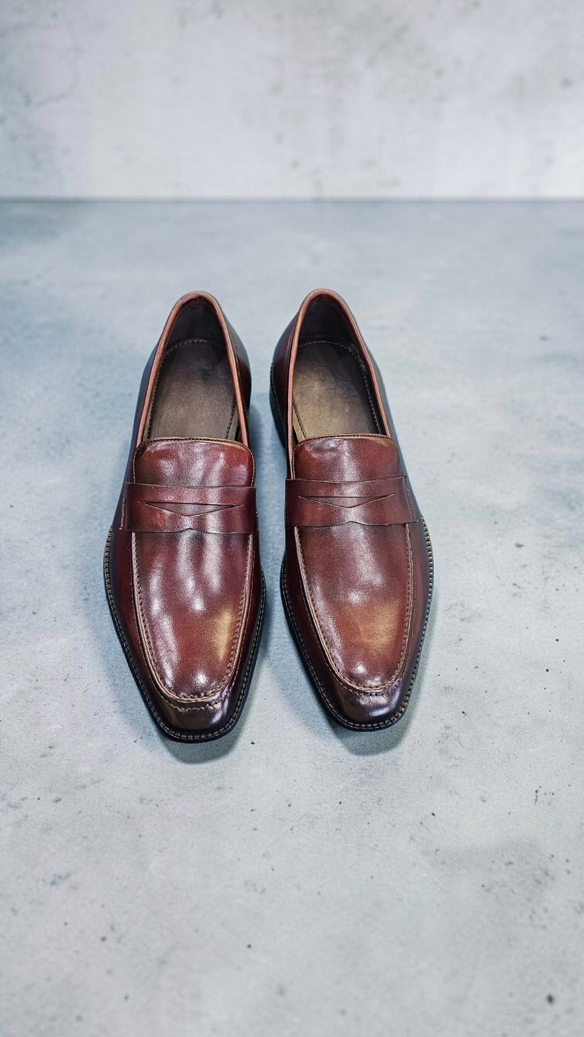 Italian penny shoes (wood sole)