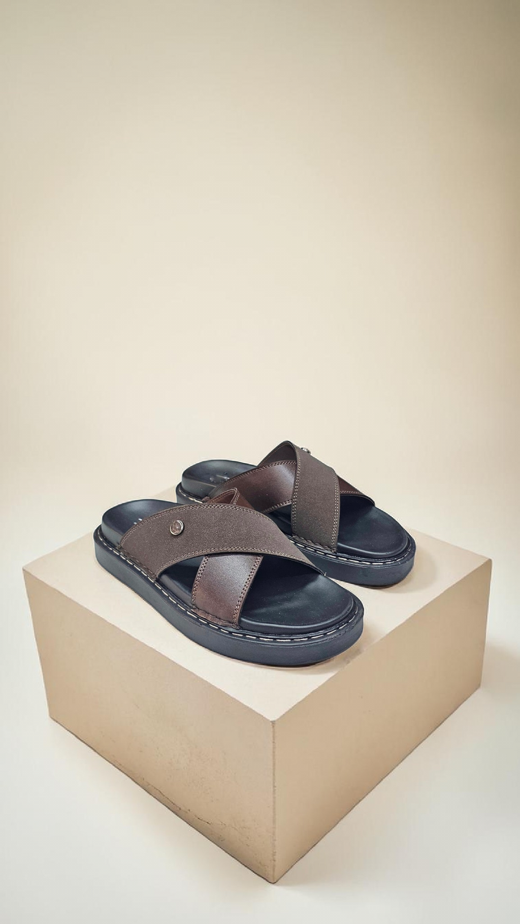 Cross patti (Brown)