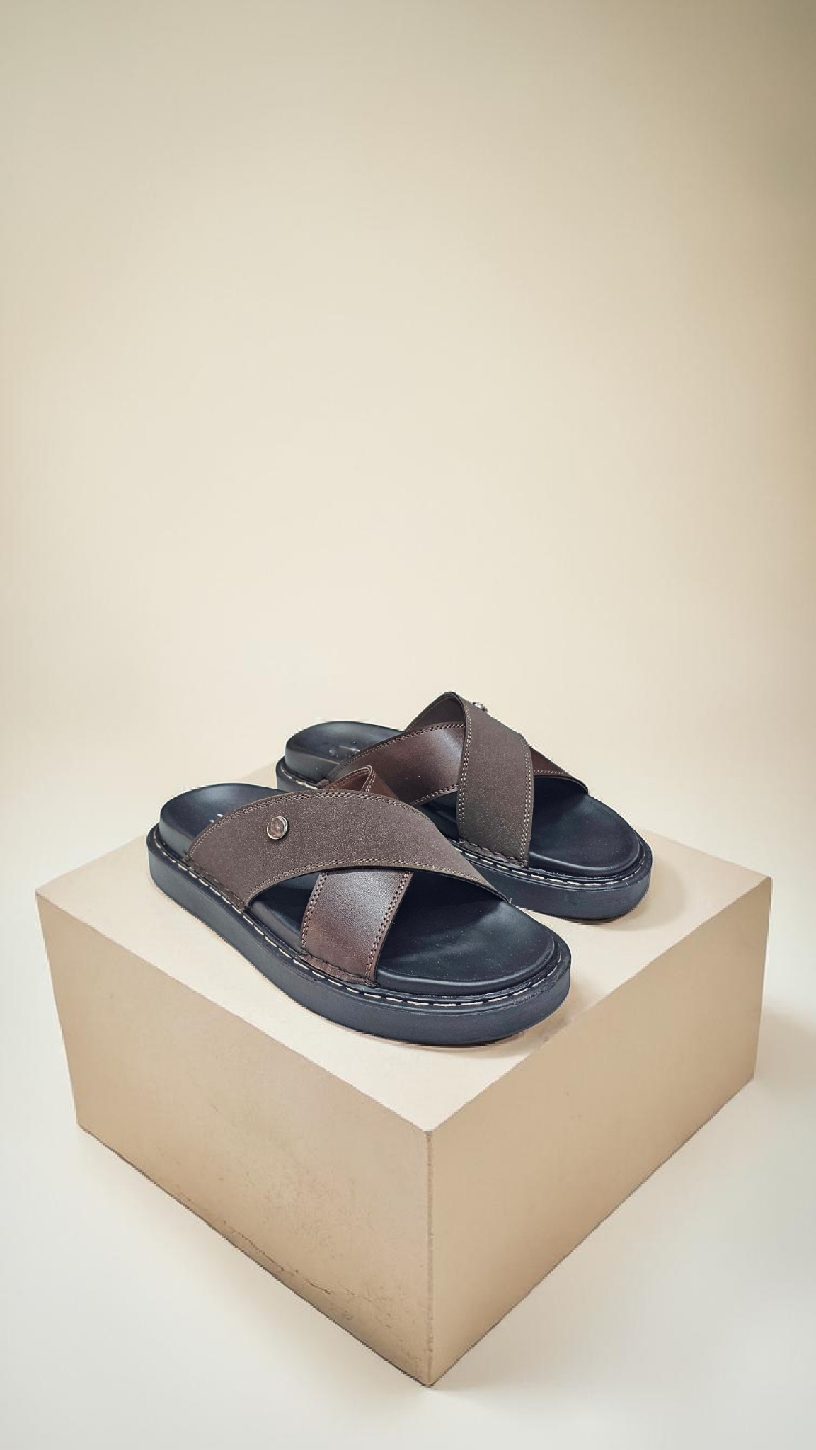 Cross patti (Brown)