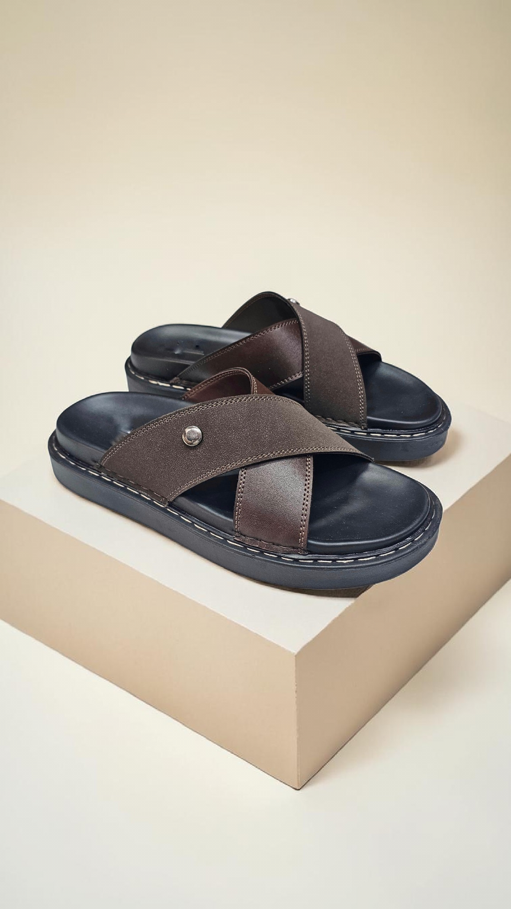 Cross patti (Brown)