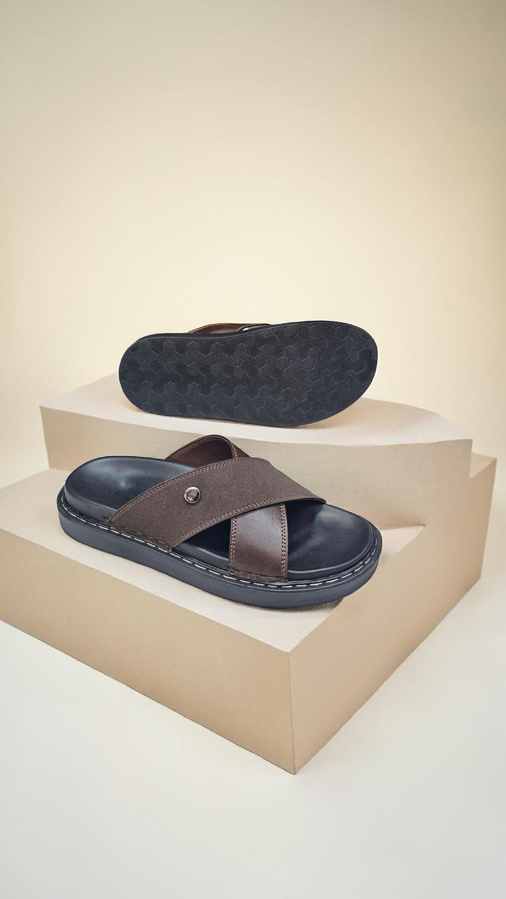Cross patti (Brown)