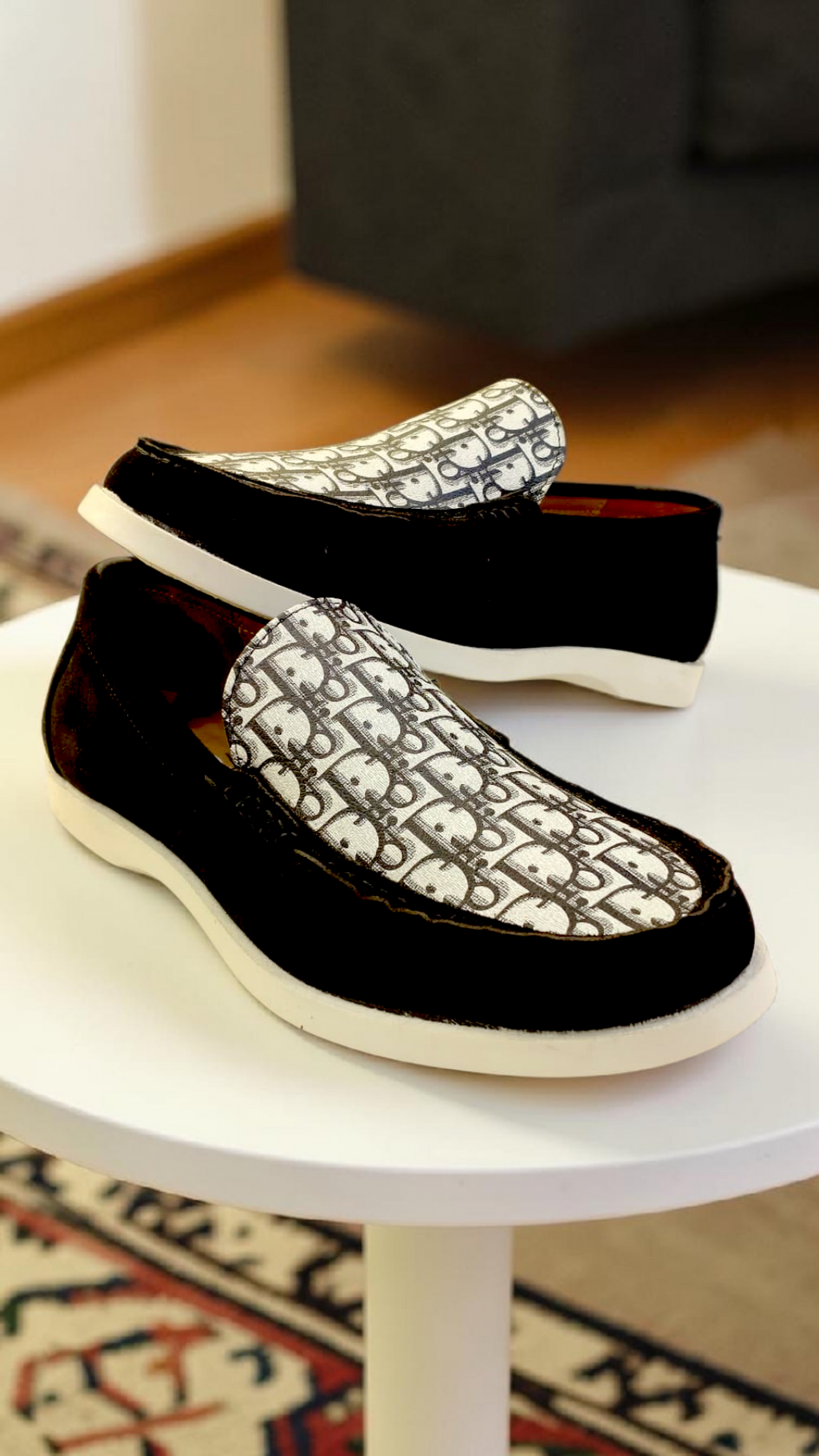 Di*r Suede print Black