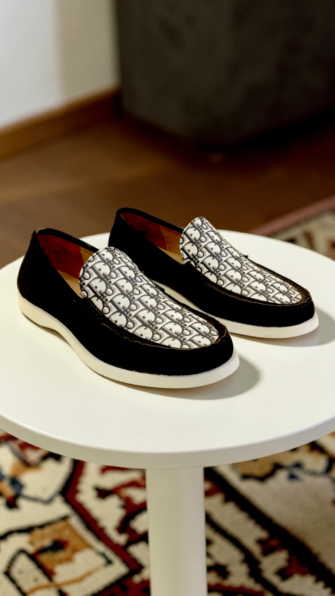Di*r Suede print Black