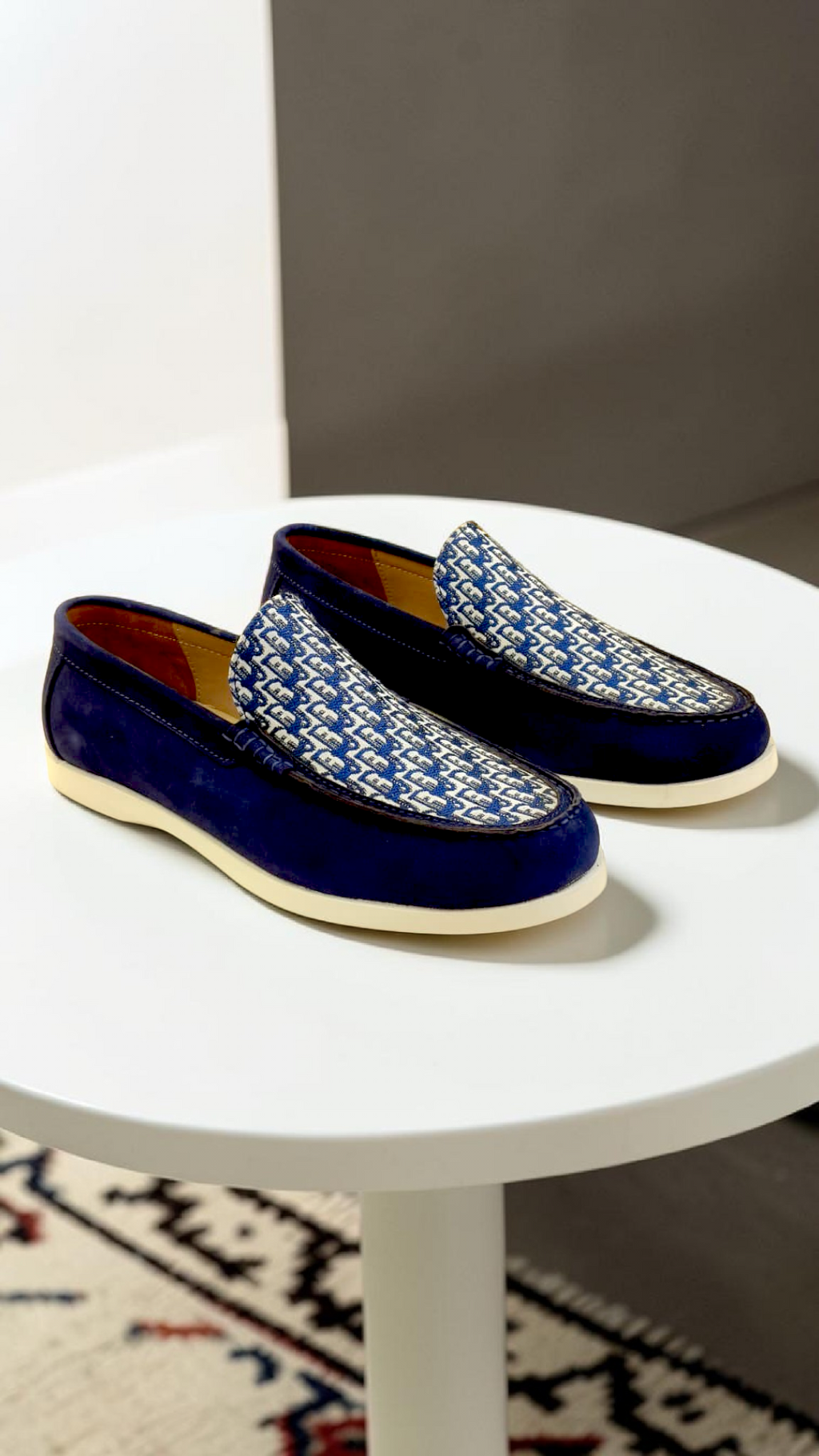 Di*r Suede print Blue