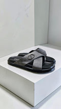DI@R CROSS LEATHER (GREY)
